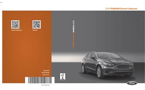 2019 ford fusion hybrid owners manual pdf